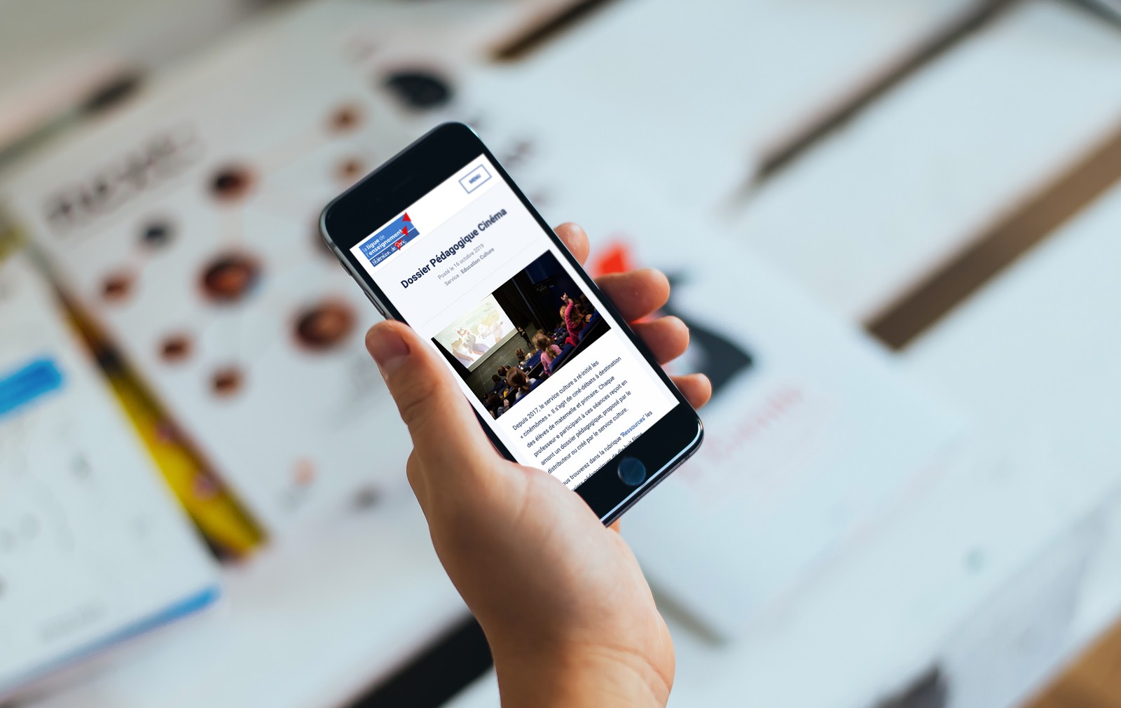 Aperçu sur mobile de l